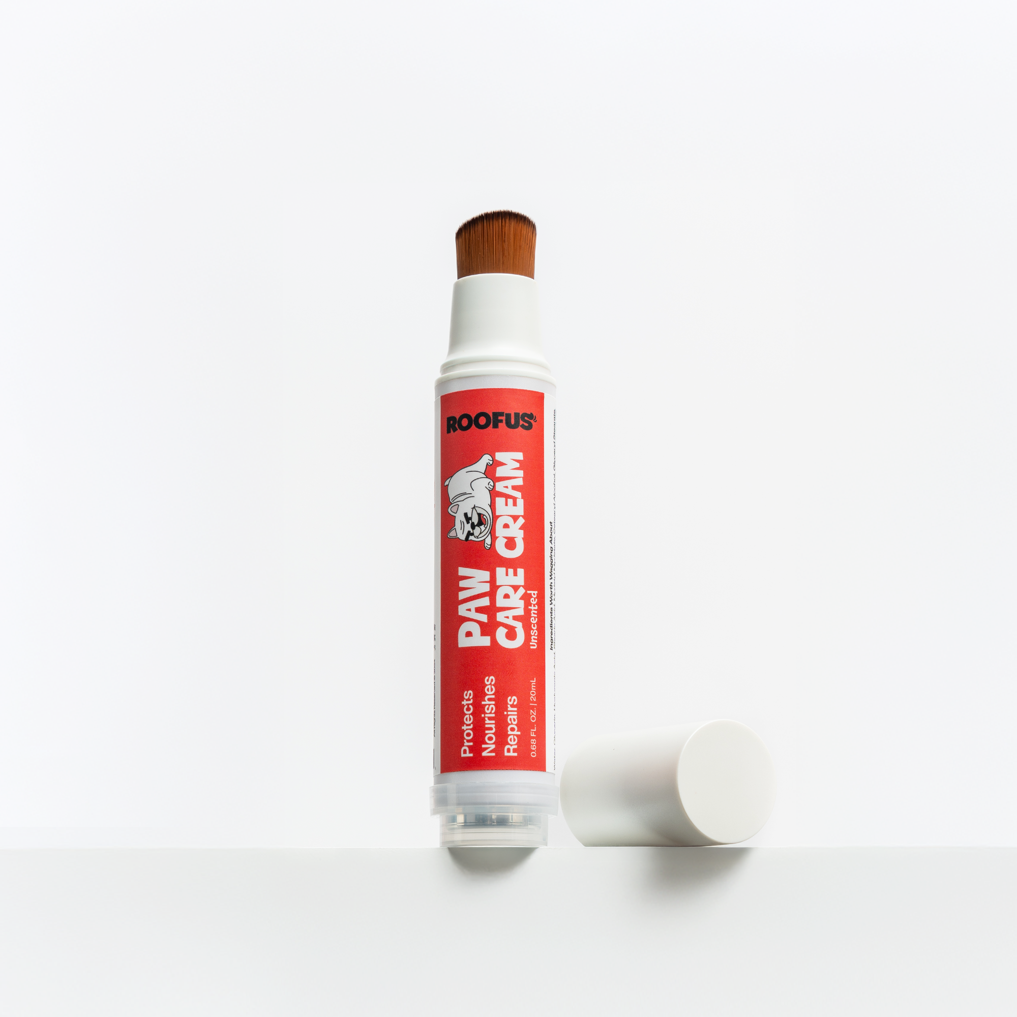 Paw Care Cream - Unscented - With Built-in Brush