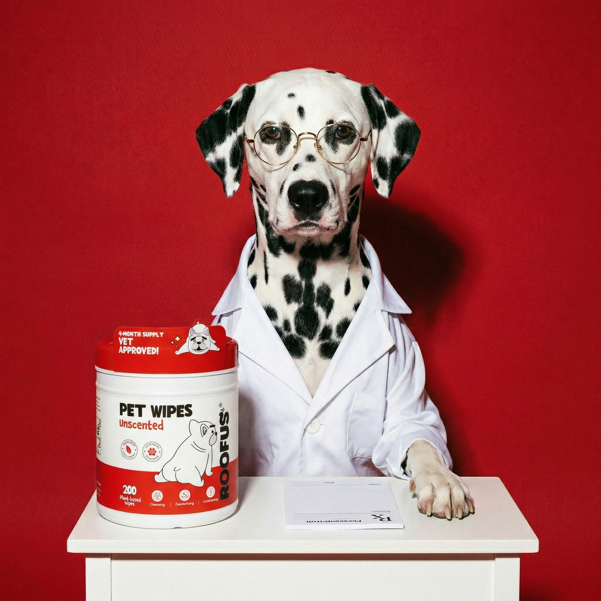 Pet Wipes - Unscented - 200 XL Wipes