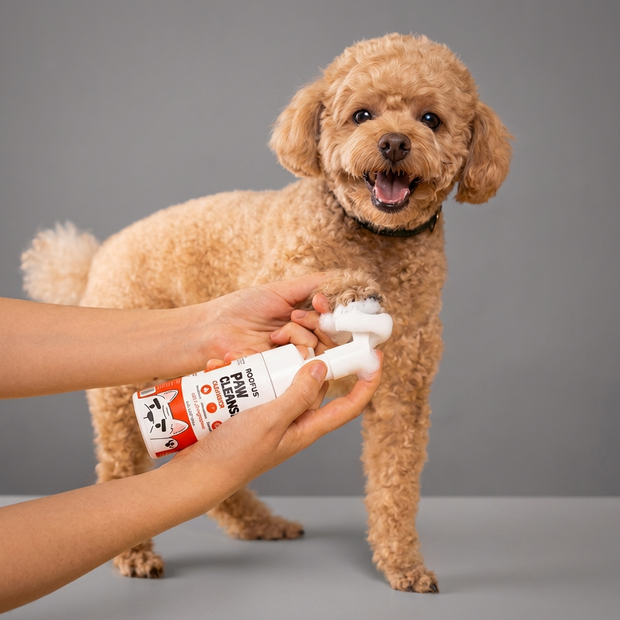 Paw Cleanser - Unscented - With Built-in Brush