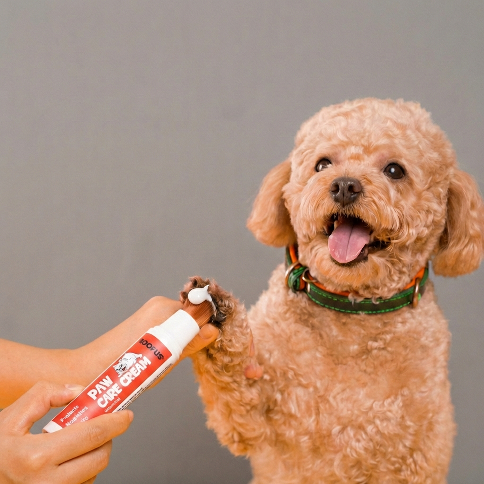 Paw Care Cream - Unscented - With Built-in Brush