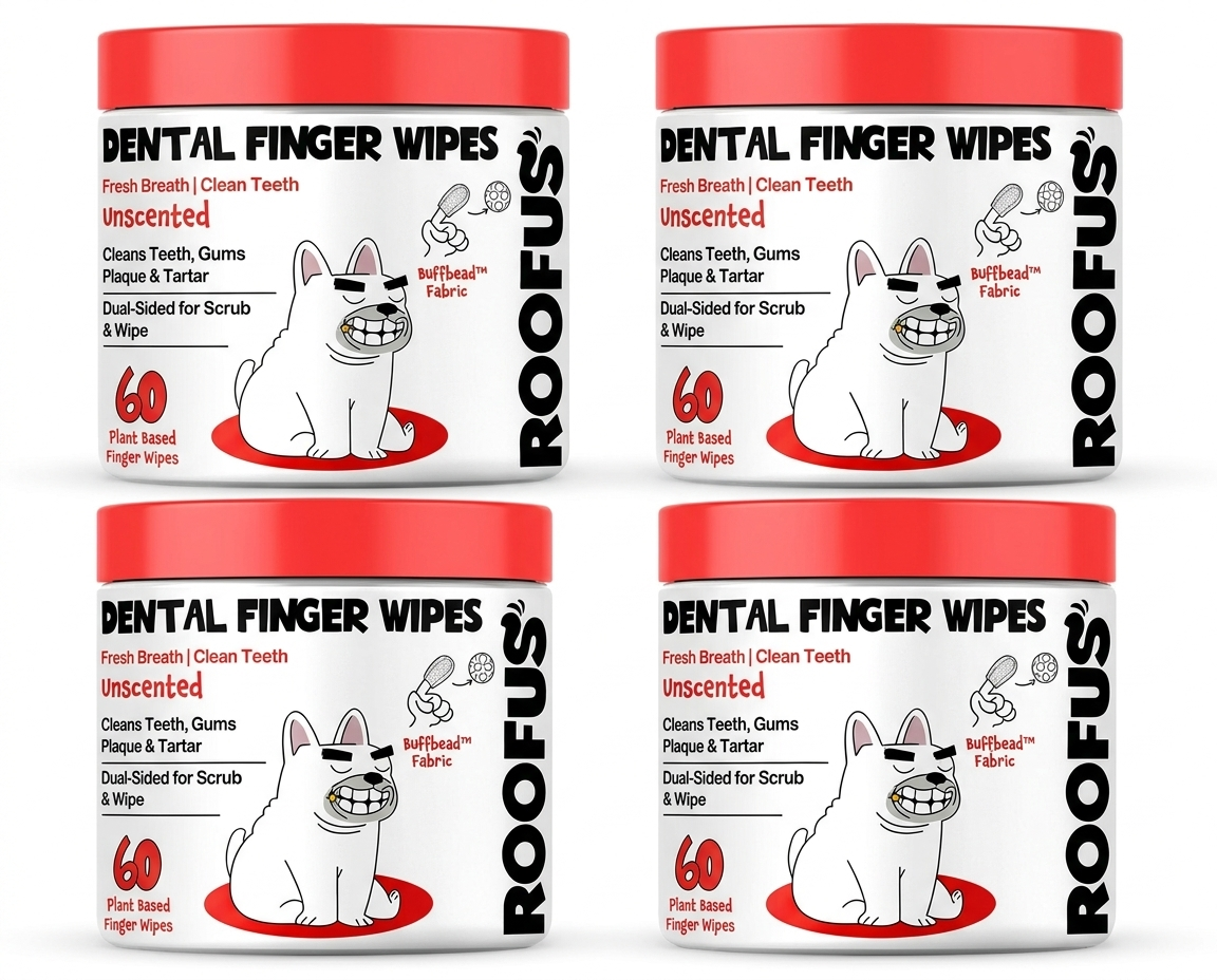 Dental Finger Wipes — 4 Canisters (Buy 2 Get 2 FREE)