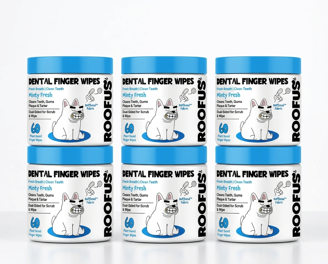 Dental Finger Wipes — 6 Canisters (Buy 3 Get 3 FREE)