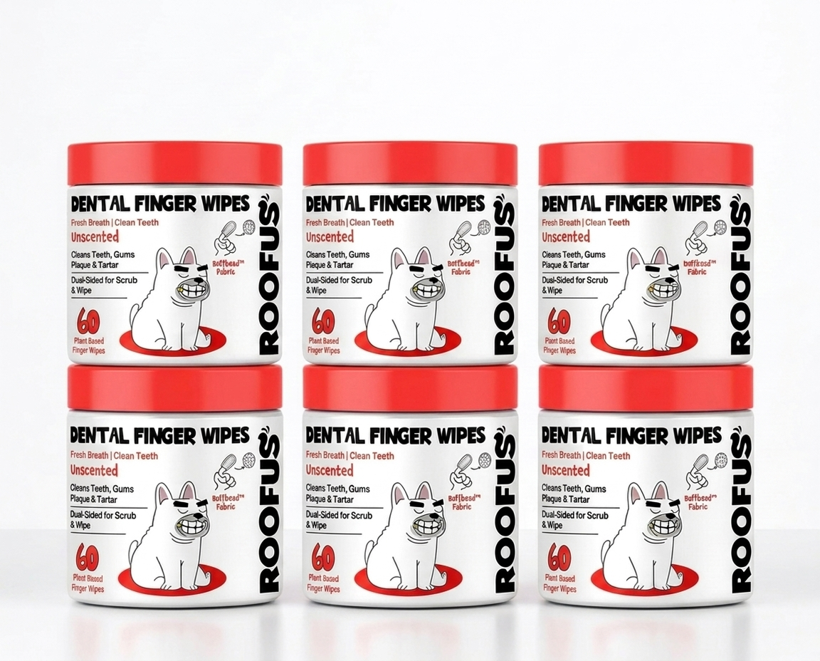 Dental Finger Wipes — 6 Canisters (Buy 3 Get 3 FREE)
