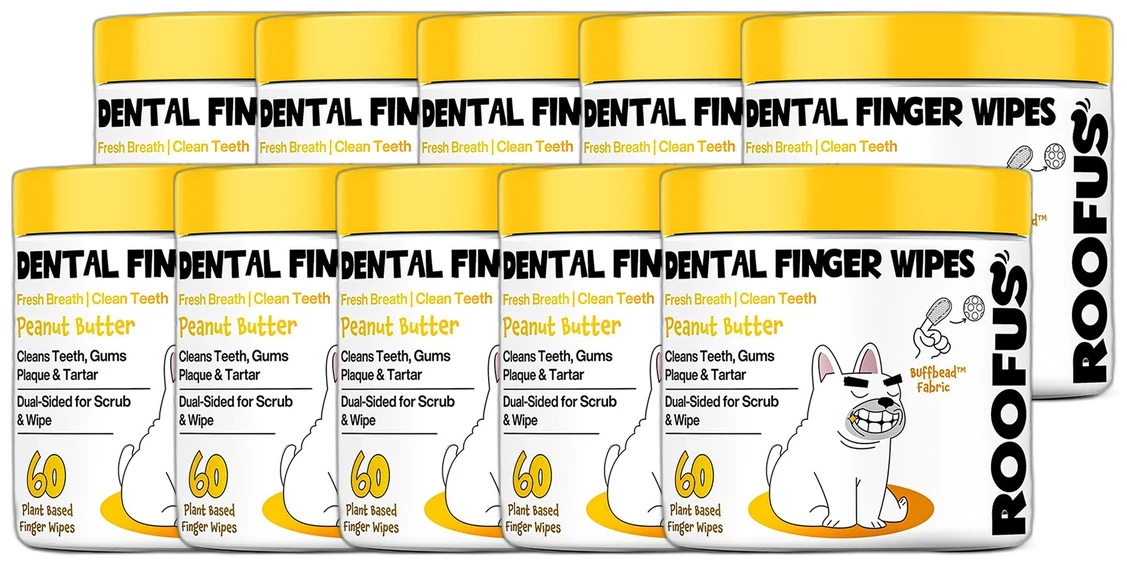Dental Finger Wipes — 10 Canisters (Buy 6 Get 4 FREE)