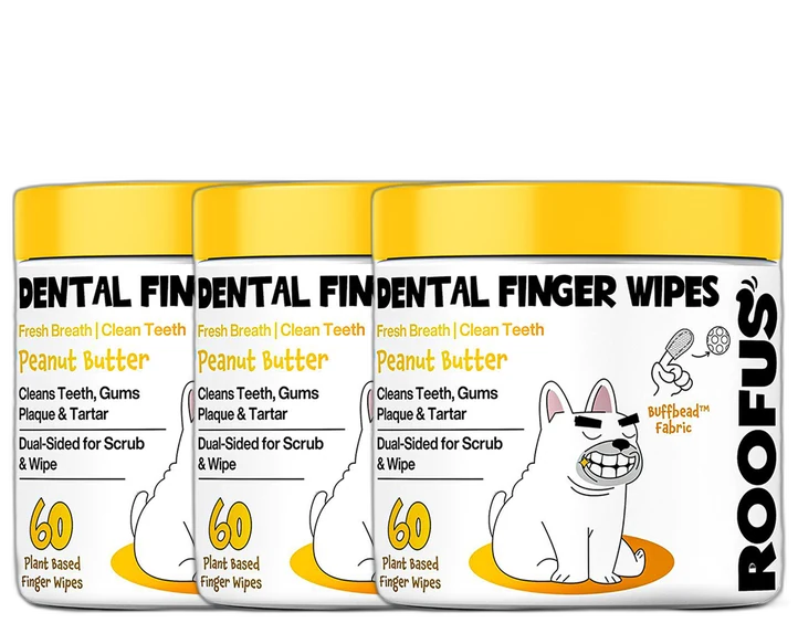 Dental Finger Wipes — 3 Canisters (Buy 2 Get 1 FREE)