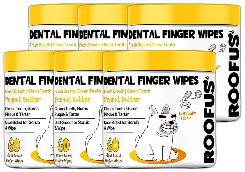 Dental Finger Wipes — 6 Canisters (Buy 4 Get 2 FREE)